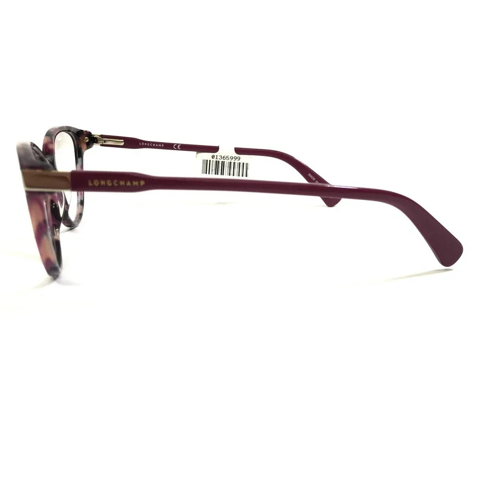 Longchamp Eyeglasses Frames LO2615 219 Purple Tortoise Cat Eye 54-16-135